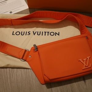 Bags Briefcases Louis Vuitton LV Sling Bag Aerogram Saffron